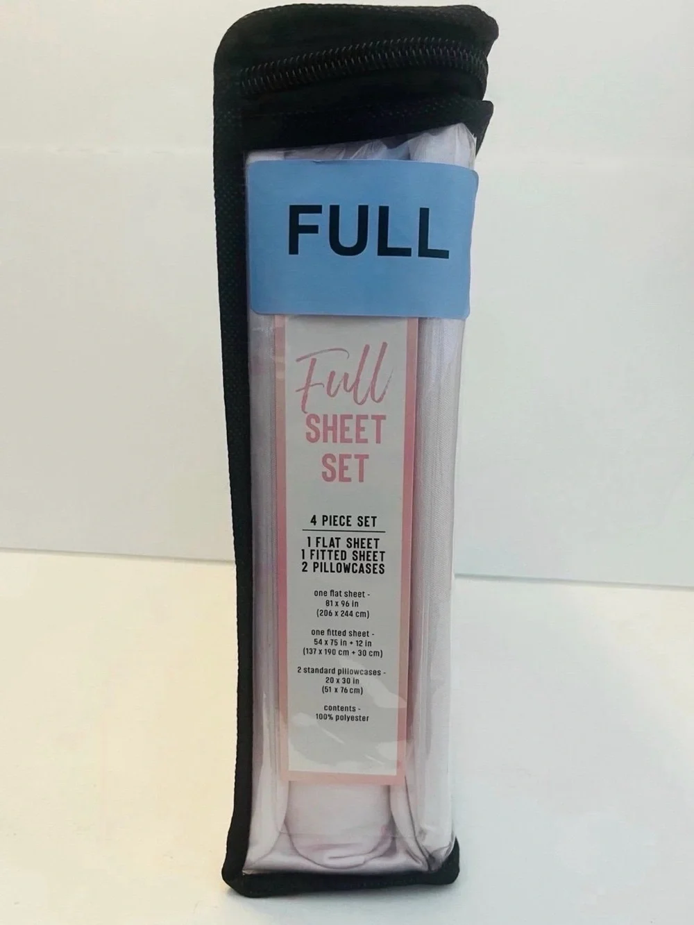 Celebrity Pink Full Size Sheet Set Soft Pink with Cherries